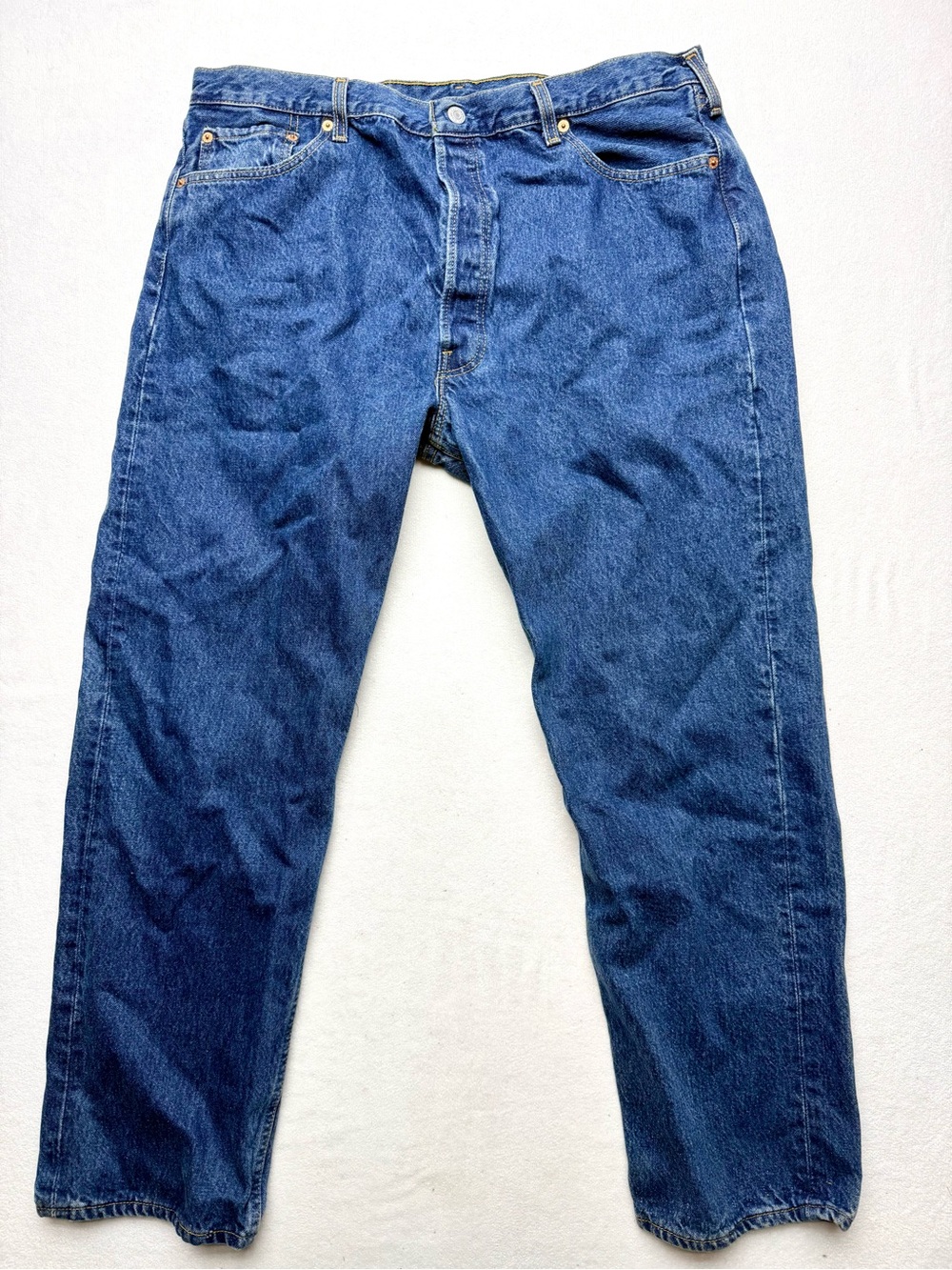 Levi's Men's Blue Relaxed Straight-Leg Jeans